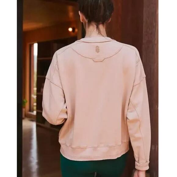 FP Movement X Hatch Women's Desert Sand Intercept Maternity Sweatshirt Size XL - Picture 2 of 8